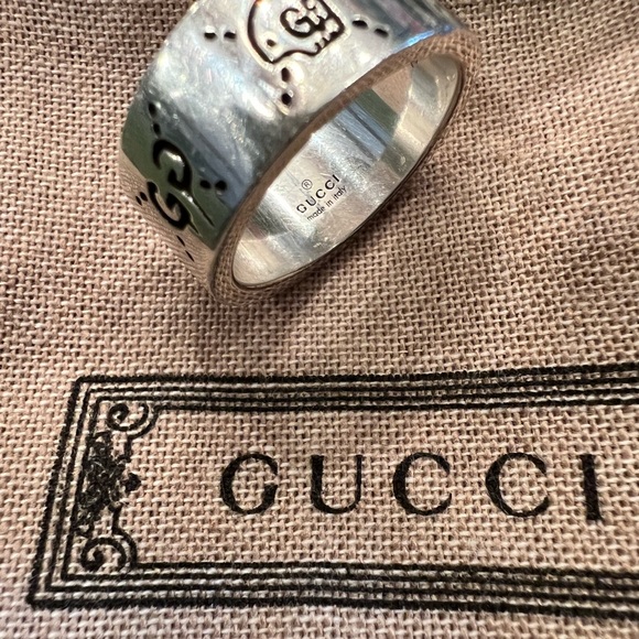 GucciGhost skull ring in silver - Picture 3 of 4